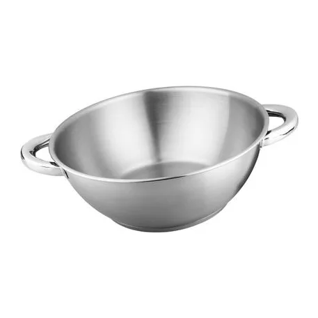 Wok edény MagicHome Chloe, 26 cm, 5 liter, üvegfedővel, rozsdamentes acél