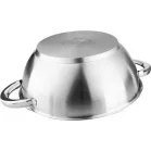 Wok edény MagicHome Chloe, 26 cm, 5 liter, üvegfedővel, rozsdamentes acél