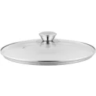 Wok edény MagicHome Chloe, 26 cm, 5 liter, üvegfedővel, rozsdamentes acél