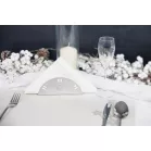 MagicHome szalvétatartó, 15x6 cm, rozsdamentes acél