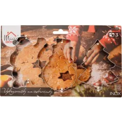 MagicHome karácsonyi süti kiszúró, 3 db