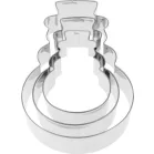 Kiszúró MagicHome Karácsony, sütéshez, hóember, forma, 3 db