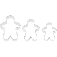   Kiszúró MagicHome Karácsony, sütéshez, emberke, forma, 3 db
