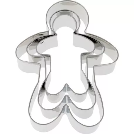 Kiszúró MagicHome Karácsony, sütéshez, emberke, forma, 3 db