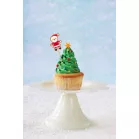 Papír és fogpiszkáló készlet MagicHome Karácsony, muffinokhoz sütéshez, 48 db-os készlet