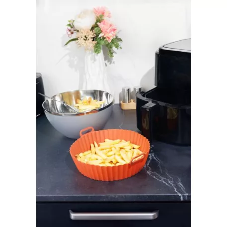 Forma MagicHome, sütéshez, szilikon, forró levegős fritőzhöz, 20,5x20,5x6,5 cm