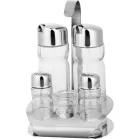 Fűszertartó készlet MagicHome, állványban, rozsdamentes acél