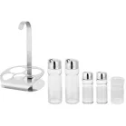 Fűszertartó készlet MagicHome, állványban, rozsdamentes acél