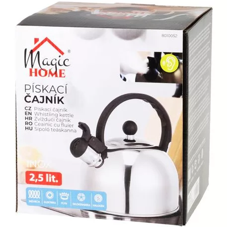 Teáskanna MagicHome, sípoló, 2500 ml