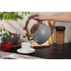 Teáskanna MagicHome, sípoló, szürke, 2500 ml