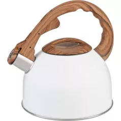 Teáskanna MagicHome, sípoló, fehér, 2500 ml