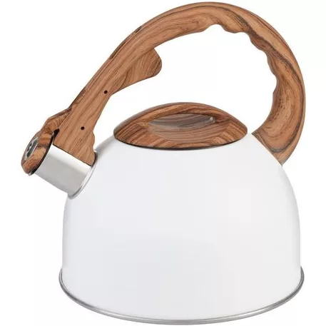 Teáskanna MagicHome, sípoló, fehér, 2500 ml