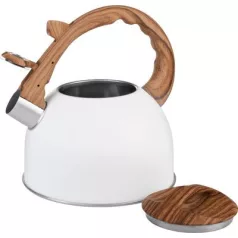 Teáskanna MagicHome, sípoló, fehér, 2500 ml