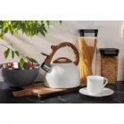 Teáskanna MagicHome, sípoló, fehér, 2500 ml