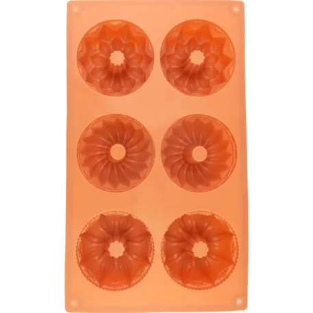 Forma MagicHome, sütéshez, mini kuglófokhoz, szilikon, 29,5x17,5x3,5 cm