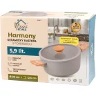 MagicHome Harmony lábas, üvegfedővel, 28 cm