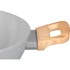 MagicHome Harmony Lábas, lapos, üvegfedővel, 26 cm