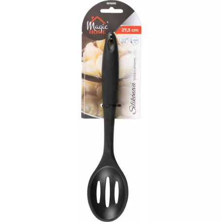 MagicHome tálalókanál, lyukas, szilikon, 27,3 cm