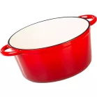 MagicHome Castora Line fazék, 24 cm, 4,0 l. fedővel, zománcozott öntöttvas