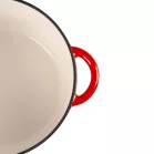 MagicHome Castora Line fazék, 24 cm, 4,0 l. fedővel, zománcozott öntöttvas