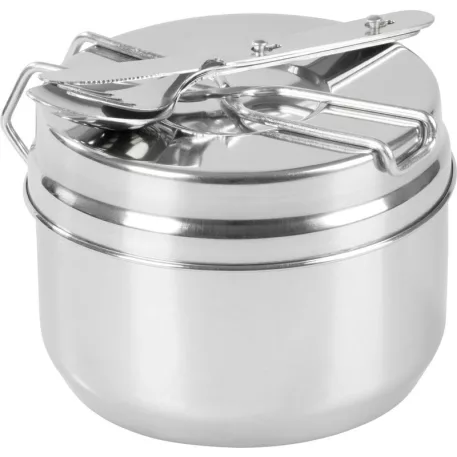 Strend Pro Grillszett, kemping étkészlet, rozsdamentes 13/15 cm