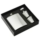 MagicHome Laposüveg szett 2db 30 ml feles pohár, tölcsér, rozsdamentes, ajándekcsomagolás