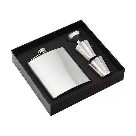 MagicHome Laposüveg szett 2db 30 ml feles pohár, tölcsér, rozsdamentes, ajándekcsomagolás