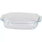 MagicHome üveg sütőtál, téglalap alakú, tepsi, 2000 ml