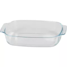 MagicHome üveg sütőtál, téglalap alakú, tepsi, 2000 ml