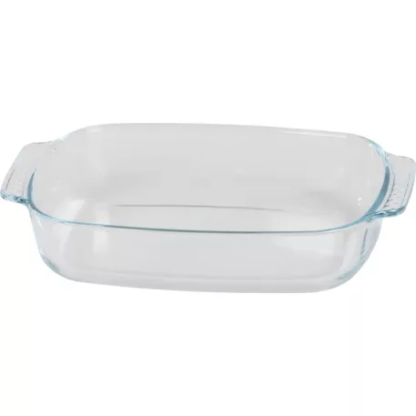 MagicHome üveg sütőtál, téglalap alakú, tepsi, 2000 ml