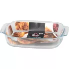 MagicHome üveg sütőtál, téglalap alakú, tepsi, 2000 ml