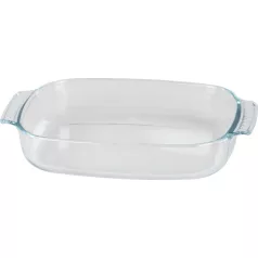 MagicHome üveg sütőtál, téglalap alakú, tepsi, 2900 ml