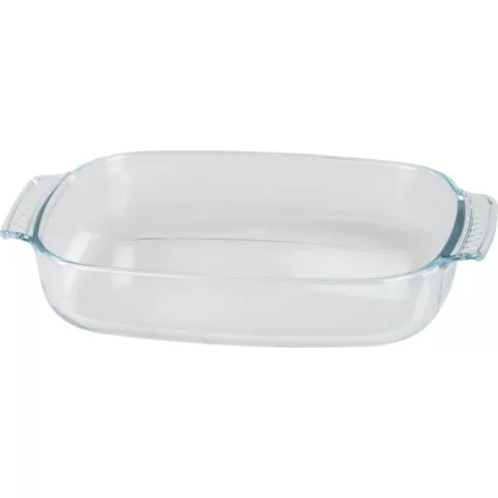 MagicHome üveg sütőtál, téglalap alakú, tepsi, 2900 ml