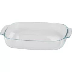 MagicHome üveg sütőtál, téglalap alakú, tepsi, 3900 ml