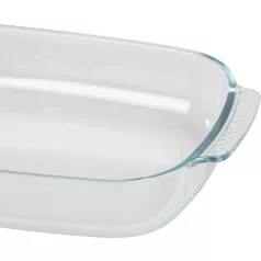 MagicHome üveg sütőtál, téglalap alakú, tepsi, 3900 ml