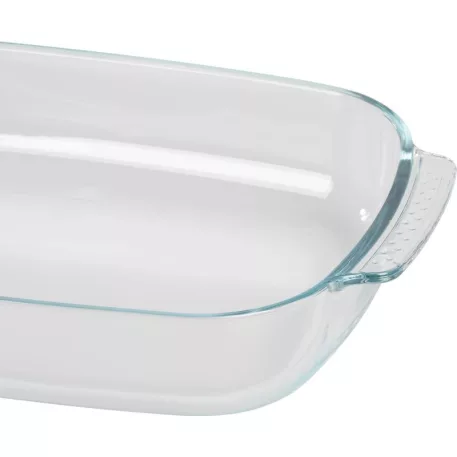 MagicHome üveg sütőtál, téglalap alakú, tepsi, 3900 ml