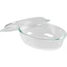 MagicHome üveg sütőtál, ovális, 3000 ml