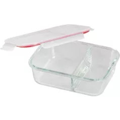   Tárolódoboz MagicHome, üveg, téglalap alakú, 1500 ml, fedővel, elválasztóval