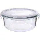 Tárolóedény MagicHome, üveg, kerek, 950 ml, fedővel, szellőzőszeleppel