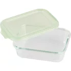 Tároló MagicHome, üveg, téglalap alakú, 1000 ml, fedővel, non-snap