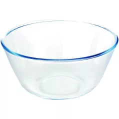 MagicHome üvegtál, kerek, 2,5 l