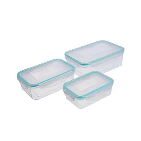 MagicHome 0,5 / 1 / 1,5 literes 3 db-os tárolódoboz, négyszögletes,