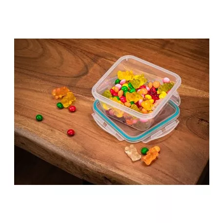 MagicHome 0,4,literes müanyagtároló doboz négyzet, alakú