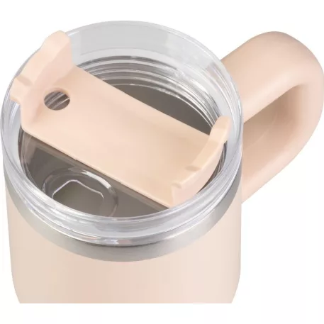 MagicHome Termobögre, 550 ml, szívószállal, rozsdamentes acél