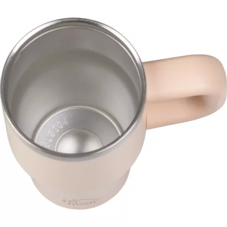 MagicHome Termobögre, 550 ml, szívószállal, rozsdamentes acél