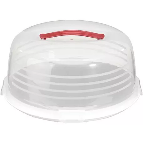 Box Curver 00416-128-00,sütemény,torta tároló, Vintage, 347x347x156 mm