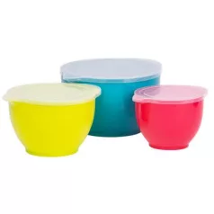   Salátás Tál Magichome 1,20 /2,00 /3,4 Műanyag, 3 db-os Készlet