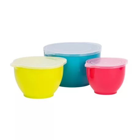 Salátás Tál Magichome 1,20 /2,00 /3,4 Műanyag, 3 db-os Készlet