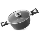 Fazék Magichome Black Line, 20 cm, 2,2 L, Fedővel