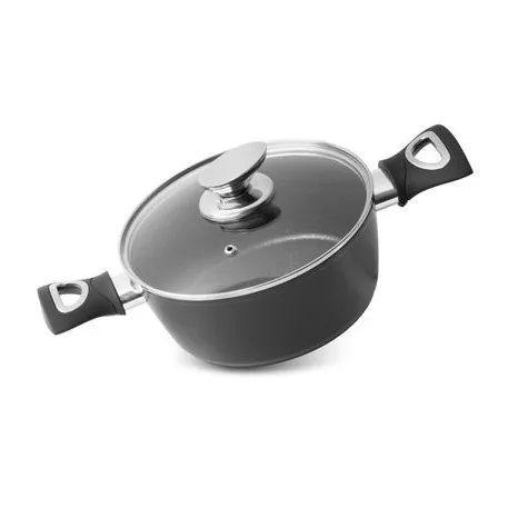 Fazék Magichome Black Line, 20 cm, 2,2 L, Fedővel